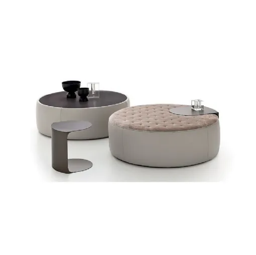 Pouf Clip Set in tessuto di Ditre Italia