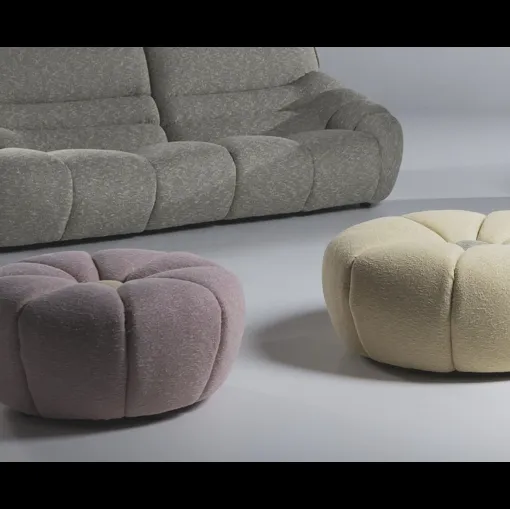 Pouf in tessuto Daisy di Calia