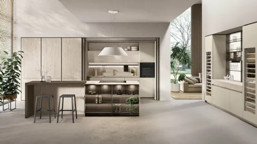 Aliant 1 Travertino | Pomice | Rovere cacao