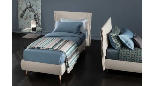 Letto singolo con testiera Soul Young Bali di Altrenotti