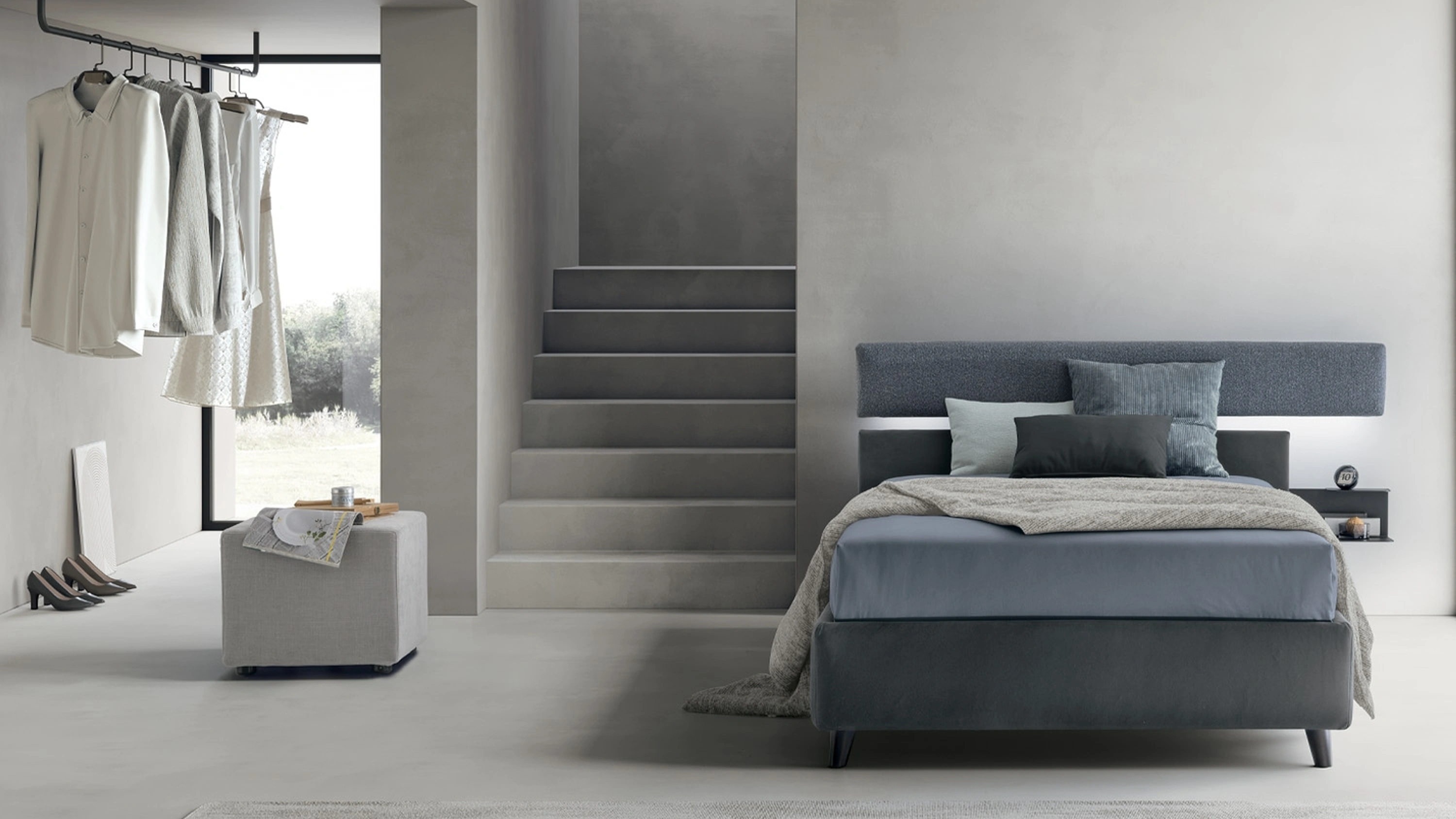 Letto con box contenitore Denver di V&Nice