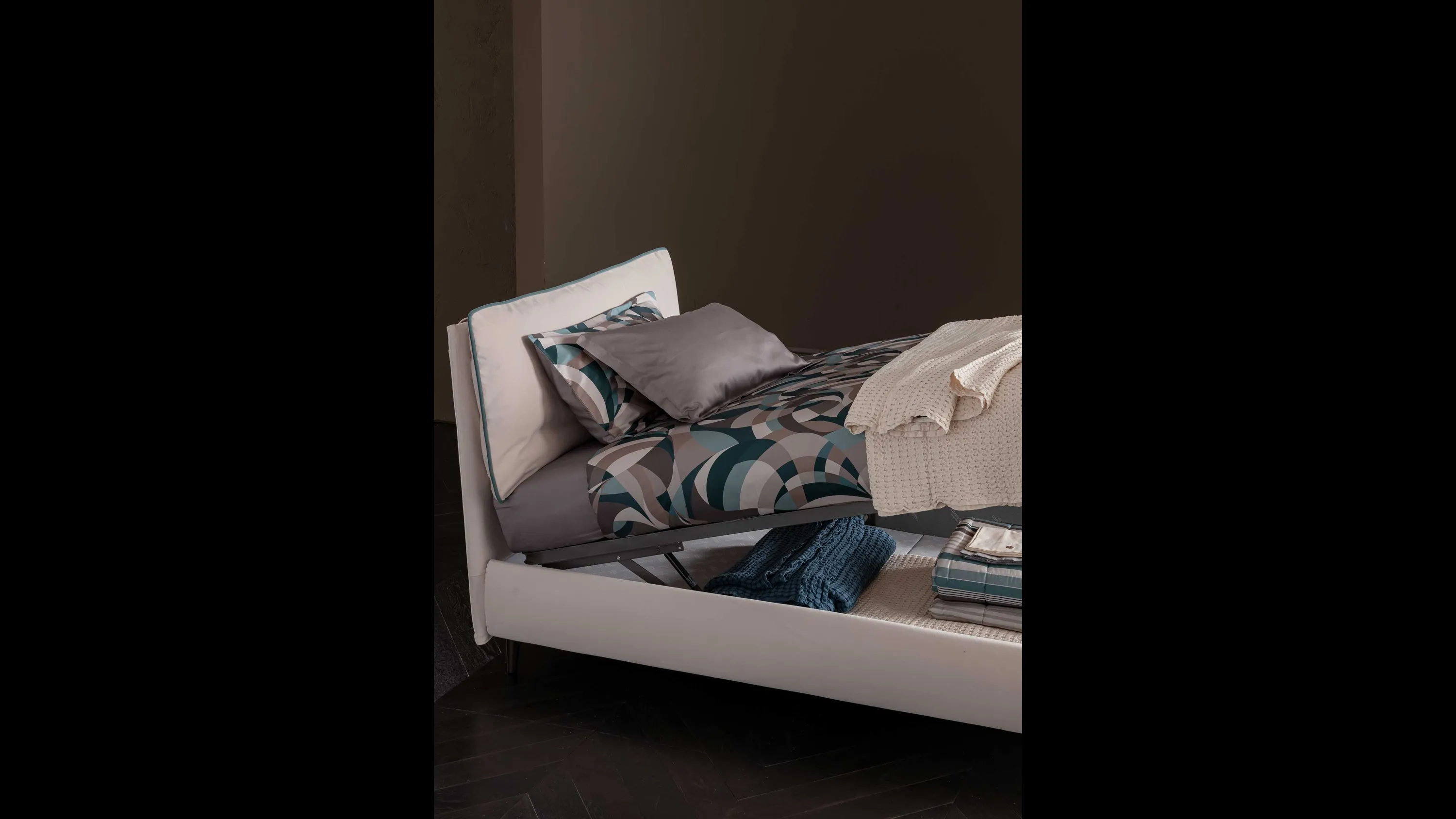 Letto singolo con box contenitore Soul Young Nisida di Altrenotti