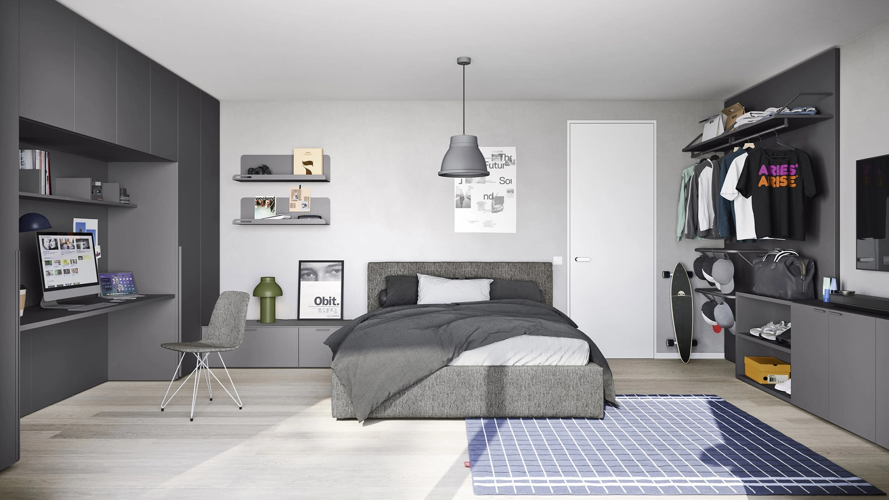 Letto singolo Wind di Nidi