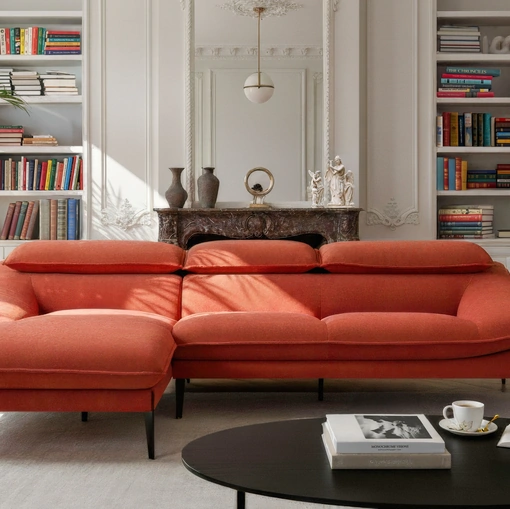 Divano con penisola Flan di Calia