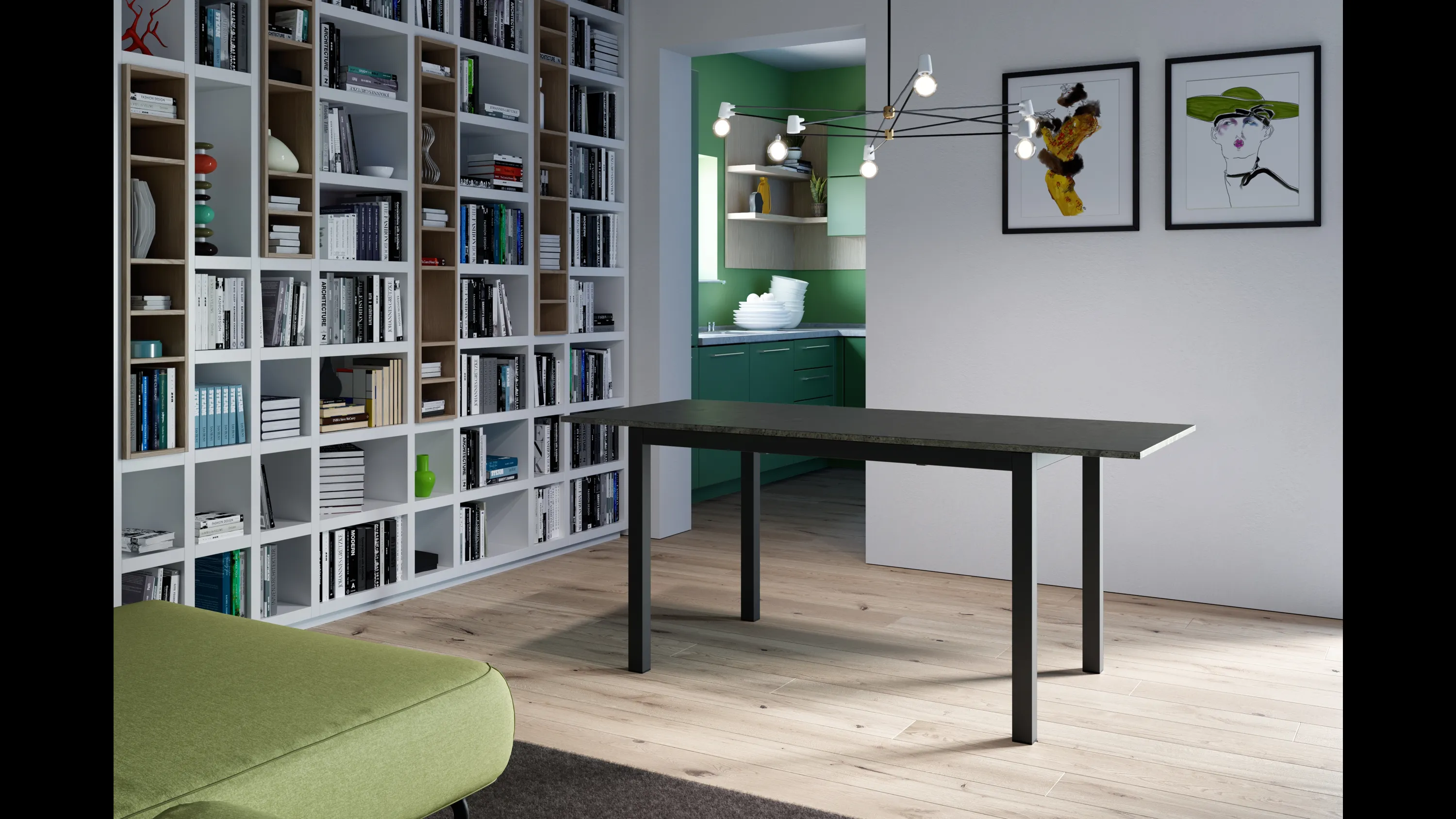 Tavolo allungabile Plutone di Pointhouse