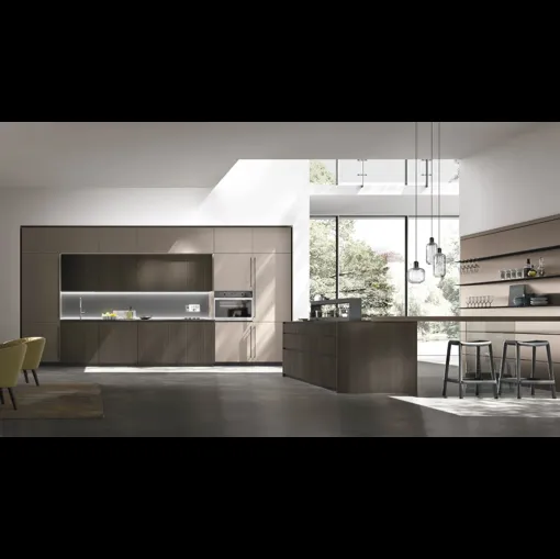 Cucina Moderna con isola Metropolis di Stosa